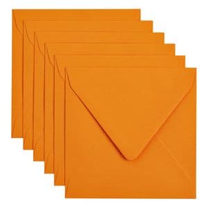 Picture 1 of Envelop Papicolor 140x140mm oranje pak à 6 stuks