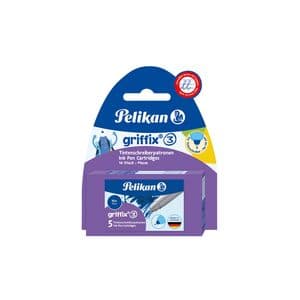 Picture 1 of Balpenvulling Griffix blister 2X5stuks blauw