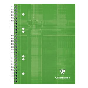Picture 4 of Collegeblok Clairefontaine Studium A5+ ruit 5x5mm 6-gaats 80 pagina's assorti