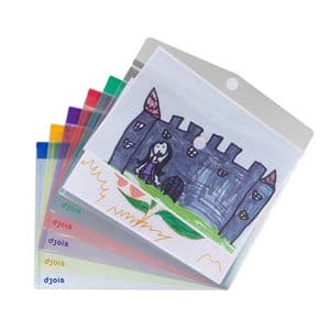 Picture 3 of Enveloptas Djois Color Collection A4 horizontaal assorti