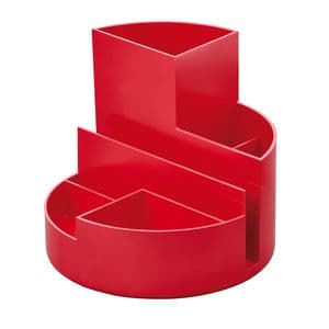 Picture 1 of Pennenkoker MAULroundbox Blauwe Engel recycled 6 vaks rood