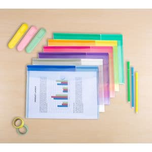 Picture 5 of Enveloptas Djois Color Collection A4 horizontaal assorti