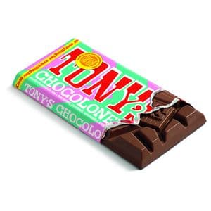 Picture 1 of Chocolade Tony's Chocolonely melk everything reep 90 gram