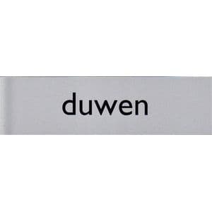 Picture 1 of Infobord pictogram duwen 165x44mm