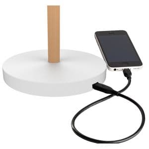 Picture 3 of Bureaulamp Unilux Vicky led hout wit