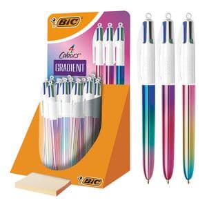 Picture 1 of Balpen Bic 4kleuren gradient medium assorti