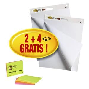 Picture 1 of Meeting chart Post-it 559 63.5x76.2cm 2 blokken + 4 blokken Meeting notes gratis