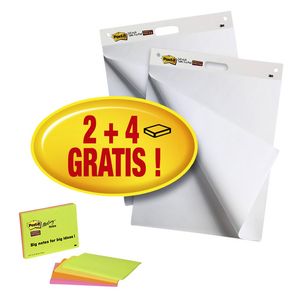 Picture 1 of Meeting chart Post-it 559 63.5x76.2cm 2 blokken + 4 blokken Meeting notes gratis