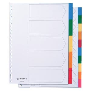 Picture 1 of Tabbladen Quantore 23-gaats 5-delig assorti tabs PP