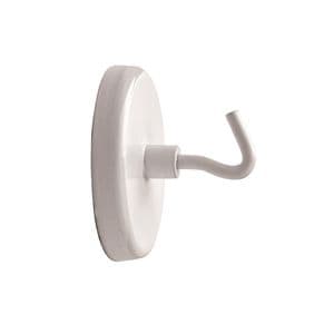Picture 2 of Magneet met haak MAUL 47mm trekkracht 12kg wit 5 stuks