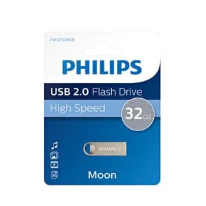 Picture 3 of USB stick 2.0 Philips Moon USB-A 32GB zilver