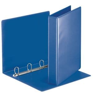 Picture 1 of Presentatieringband Esselte Essentials panorama A4 4-rings D-mechaniek 30mm blauw