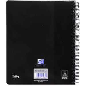 Picture 3 of Collegeblok Oxford School A5+ lijn 17-gaats 160 pagina's 80gr zwart