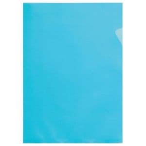 Picture 1 of Insteekmap L-model Quantore A4 PP 0.12mm blauw 25 stuks