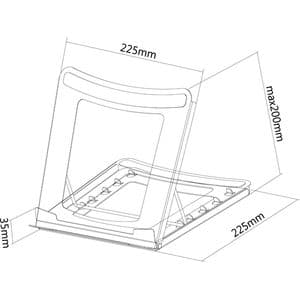 Picture 2 of Laptopstandaard Neomounts NSLS075 zwart