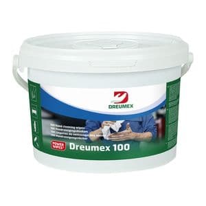 Picture 1 of Handreinigingsdoek Dreumex 100 emmer 100 stuks wit
