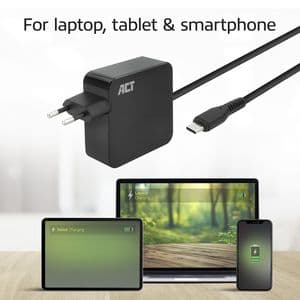 Picture 6 of Laptop Oplader ACT USB-C Power Delivery 65W 2mtr