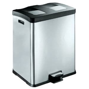 Picture 1 of Pedaalemmer EKO Rejoice 2x30 liter mat rvs