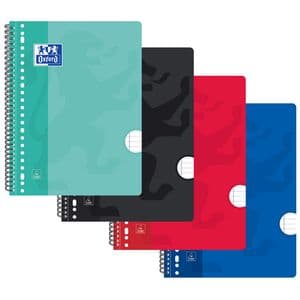 Picture 1 of Collegeblok Oxford School A4+ lijn 23-gaats 160 pagina's 80gr assorti