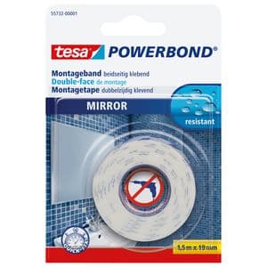 Picture 1 of Montagetape tesa® Powerbond Spiegel dubbelzijdig 1,5mx19mm