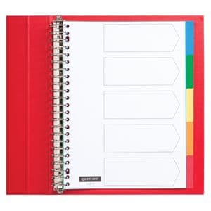 Picture 2 of Tabbladen Quantore 23-gaats 5-delig assorti tabs PP