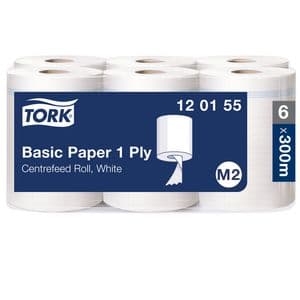 Picture 1 of Poetspapier Tork M2 Basic Universal 1-laags 300m wit 120155
