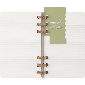Picture 13 of Agenda 2025/2026 Moleskine 12M Academic Weekly 7dagen/1pagina Myrtle large sc black