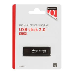 Picture 1 of USB stick 2.0 Quantore USB-A 32GB zwart