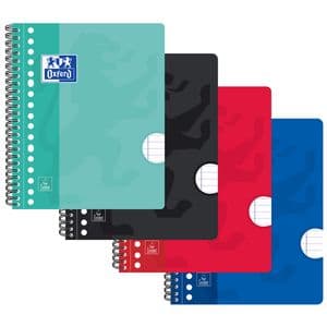 Picture 1 of Collegeblok Oxford School A5+ lijn 17-gaats 160 pagina's 80gr assorti