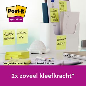 Picture 2 of Memoblok Post-it 622 Super Sticky 47,6x47,6mm geel 12 stuks