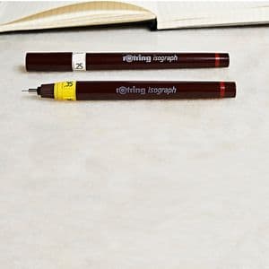 Picture 6 of Tekenset rOtring Isograph Master 10-delig