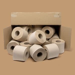 Picture 3 of Toiletpapier The Good Roll The Panda Edition Naked bamboe 2-laags 24x300 vel naturel