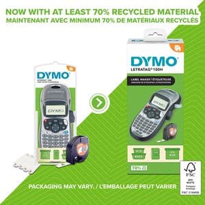 Picture 5 of Labelprinter Dymo LetraTag 100H draagbaar abc 12mm zilverkleurig special edition