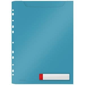 Picture 1 of Insteekmap U-model Leitz Cosy harmonica A4 met perforatiestrip PP blauw