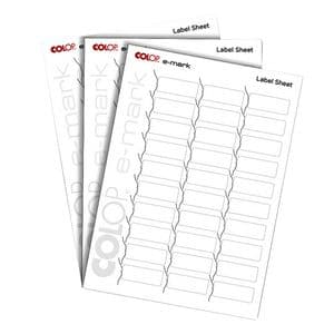 Picture 1 of Label Colop E-mark 48x18mm 300 stuks wit