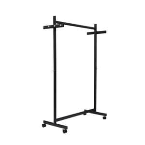 Picture 2 of Garderoberek MAUL Samba mobiel 115X172X51cm 40kg, 10 haken zwart RAL9004