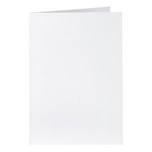 Picture 1 of Correspondentiekaart Papicolor dubbel 105x148mm kraft wit pak à 6 stuks