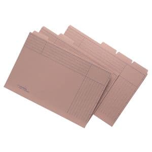 Picture 2 of Binnenmap Djois met tabs folio beige