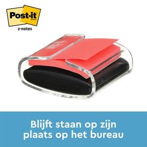 Picture 3 of Memoblokdispenser 3M tbv Post-it Z-Note 76x76mm transparant + 12 blok Z-notes