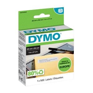 Picture 1 of Etiket Dymo LabelWriter adressering 25x54mm 1 rol á 500 stuks wit