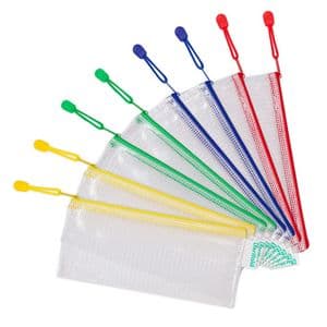 Picture 1 of Opbergtas Djois met rits chequeboek formaat assorti
