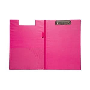 Picture 1 of Klembordmap MAUL A4 staand met penlus PVC neon roze