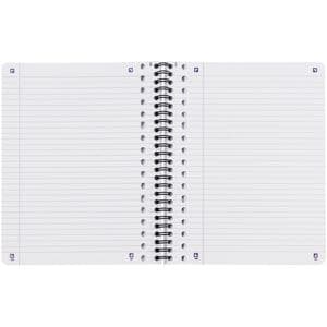 Picture 2 of Collegeblok Oxford School A5+ lijn 17-gaats 160 pagina's 80gr zwart