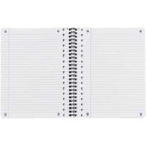 Picture 2 of Collegeblok Oxford School A5+ lijn 17-gaats 160 pagina's 80gr zwart