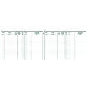 Picture 2 of Register Piqure aandeelhouder BVBA/ SPRL 320x240mm 80vel groen