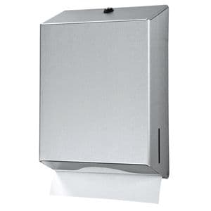 Picture 1 of Handdoekdispenser Euro Products universeel groot zilver 438190