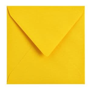 Picture 2 of Envelop Papicolor 140x140mm dottergeel pak à 6 stuks