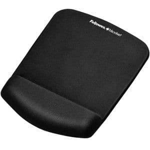 Picture 1 of Muismat met polssteun Fellowes Plush Touch zwart