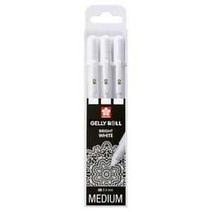 Picture 2 of Gelschrijver Sakura Gelly Roll Classic 08 set à 3 stuks wit