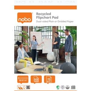 Picture 8 of Flipoverpapier Nobo Premium 60x85cm dubbelzijdig rol 50 vel